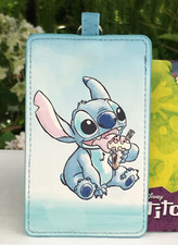 Disney Lilo  Stitch - Stitch Ice Cream Retractable Lanyard Cardholder NWT