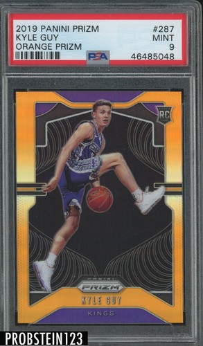2019 Panini Prizm Basketball Orange Kyle Guy #287 PSA 8.5