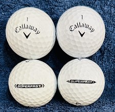 32 Callaway SUPERFAST White Used Golf Balls GR AAAAA 5A Priority Shipping