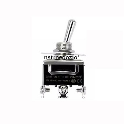 2PCS/Lot New For CNTD C512B Self-lock Toggle Switch 15A 250VAC 3Pin 2-Gear *pt