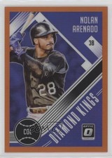 2018 Panini Donruss Optic Diamond Kings Orange Prizm /199 Nolan Arenado #8 0j6