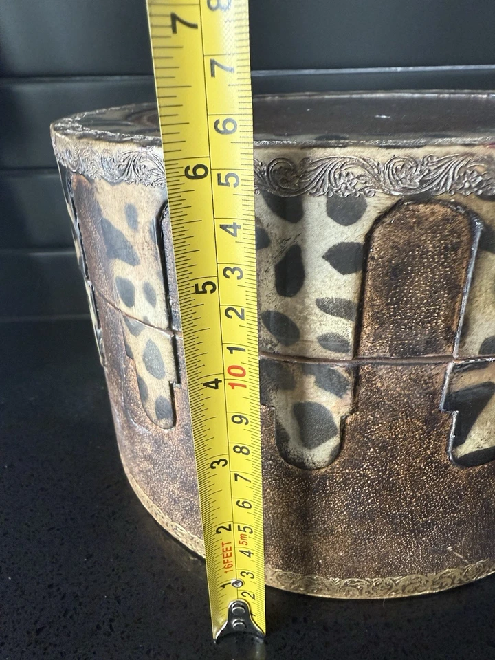 2件套可堆叠装饰盒-动物印花主题 — 第 4/4 张图片