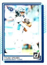 Tyjae Spears 2025 Donruss #256 Tennessee Titans