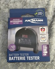 ANSMANN Universal Akku- und Batterietester f&uuml;r AAA/AA/Baby C/Mono D/E-Block (9V)