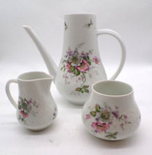 Limoges Porcelain Eglantine Georges Set 3 Cof...