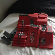 Tech Deck Fingerboard Skate Park Ramps & Rails Set Red/Black 96mm