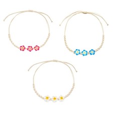 Polymer Clay Flower Necklace Handcraft Beach Party Jewelry Skin Friendly