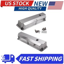 2pc Aluminum Valve Cover For Ford Fe Bbf 332 352 360 406 413 427 428 1958-1976