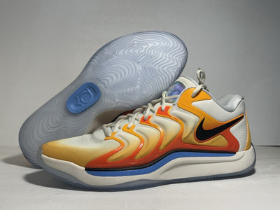 Nike KD 17 Basketball Shoes Sunrise Multicolor FJ9487-700 Men's