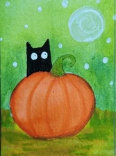 Aceo Original Mixed Media Art