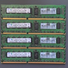 Samsung DDR3 ECC Registered DIMM PC3-10600R 8GB 4x 2GB Server RAM Modules