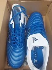 Image of adidas Copa 17.3 Leather Football Boots Blue /white  UK Size 12