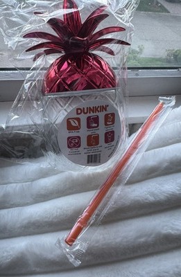 NEW Limited Edition Dunkin' Pineapple Cup