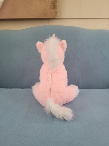 Sparkle Unicorn Plush 13" Pink White Silver Stuffed Animal 2019 The Bear Factory - Picture 4 of 11