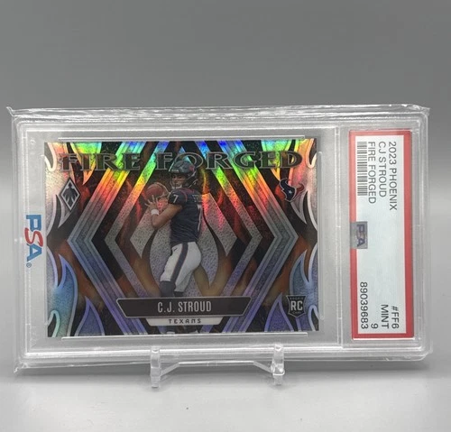 2023 Panini Phoenix - Fire Forged C.J. Stroud #FF-6 (RC) PSA 9