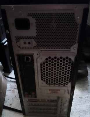 Dell Tower Desktop Windows 7 Pro OA Black USB Audio