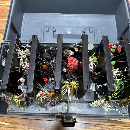 Plano Tackle Box With 44 Spinner/ Buzz Baits - Picture 18 of 19