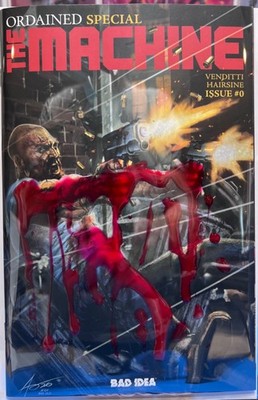 ORDAINED THE MACHINE #0 EXCLUSIVE ''RAISED MOVIE BLOOD'' EDITION LTD 100 PUNISHER