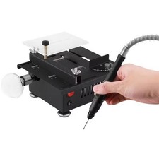 Adjustable Mitre Tablesaw Polisher Tool With Full Range Of Accessories Black