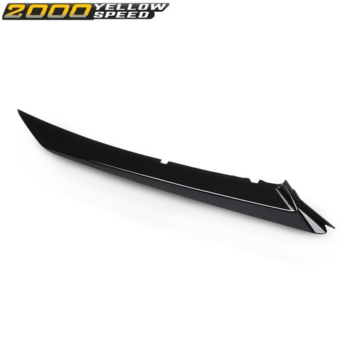 2025 Toyota Camry SE Left Right Front Bumper Side Molding Trim W/o Sensor Hole Gloss Black Set
