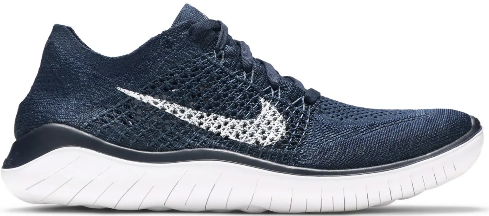 Size Nike Free RN Flyknit 2018 College Navy online kaufen