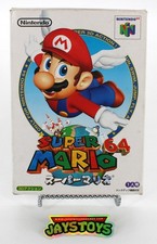 Japanese Super Mario 64 for Nintendo 64 N64 in Box w/ Manual