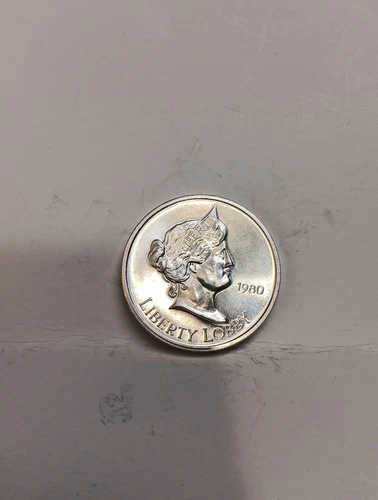 1980 Liberty Lobby - One Silver Eagle - 1 oz .999 Fine Silver Round