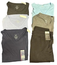 Men’s Lot of 6 Shirts & Lounge Shorts Size 2XL NWT Mixed Brands Casual Comfort