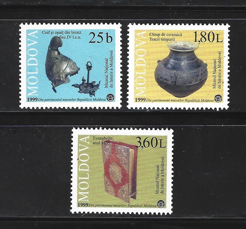 MOLDOVA - Scott 338-340 MNH set