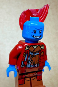 LEGO Yondu Minifigure Marvel Super Heroes Guardians of the Galaxy 76080 - sh379