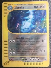 Steelix H23/H32 Aquapolis Holo Rare Pokemon Card 2002 E Series POOR! on eBay