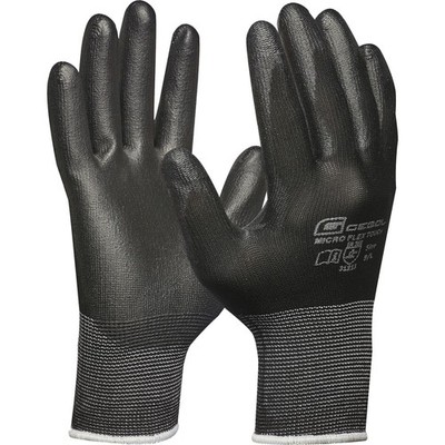 GEBOL Schutzhandschuh Micro Flex Touch schwarz Größe 11