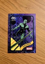 2025 Topps Chrome Marvel Kronos Purple Shimmer Refractor 38/75 #25