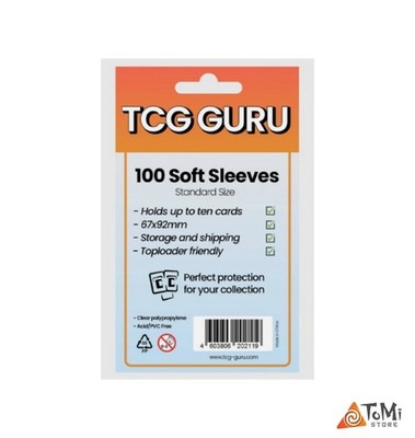 GW19c7 TCG Guru Soft Sleeves Standard Size (100 ct.) Neu & OVP