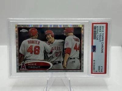 Mike Trout Xfractor PSA 9 2012 Topps Chrome #144 Los Angeles Angels