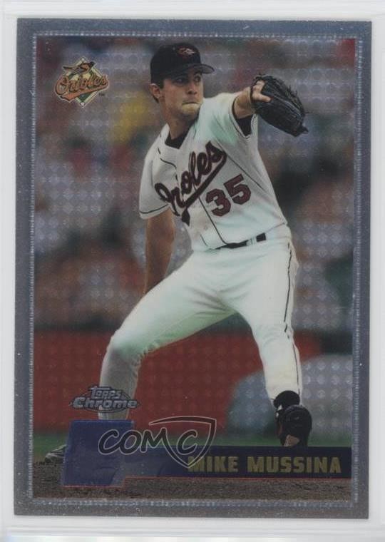 1996 Topps Chrome Mike Mussina #23 HOF 1o3