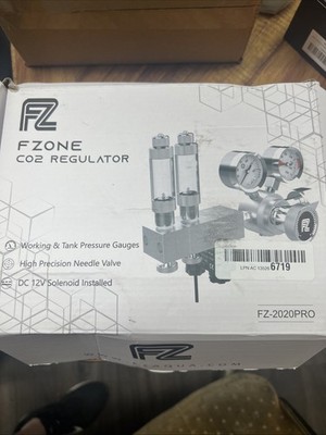 FZONE Pro Series Aquarium Dual Stage CO2 Regulator FZ-2020PRO Adjustable