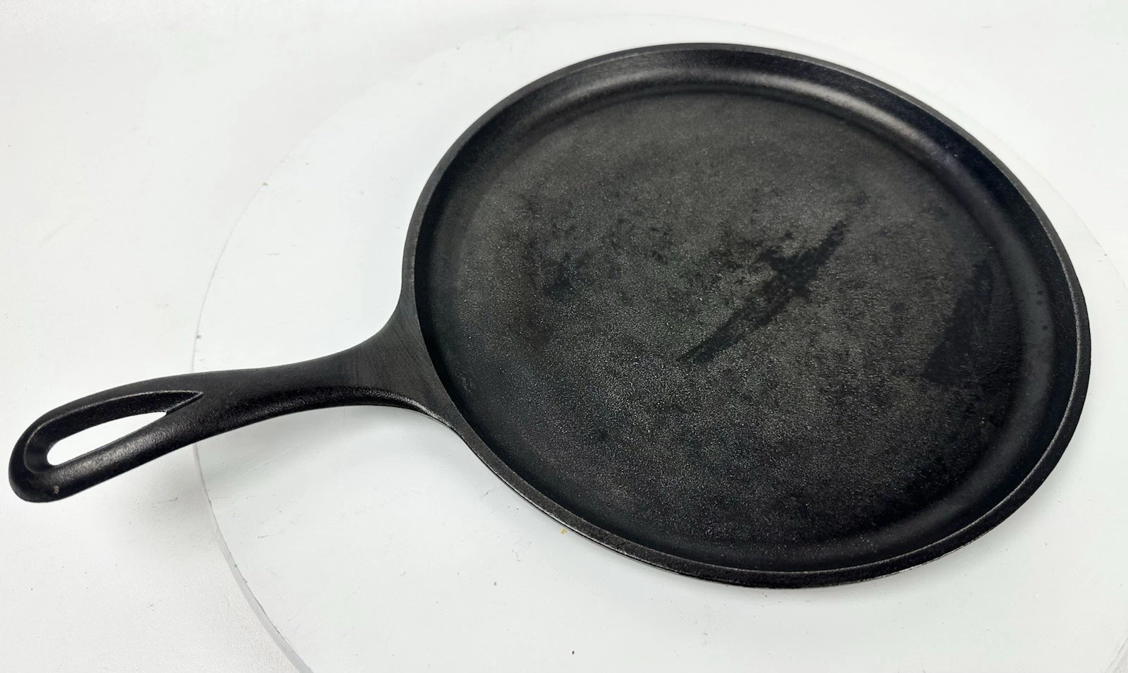 Vintage Lodge Cast Iron Skillet Pan 10” USA Frying Pan Round 90G
