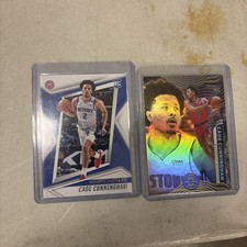 Cade Cunningham 2 Rookie cards Lot 22 Panini Illusions, 22 Chronicles 