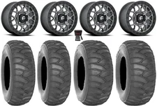 Fuel Tech Bdlk Gm 15" Wheels 32" SS360 Tires Polaris Ranger XP 9/1K