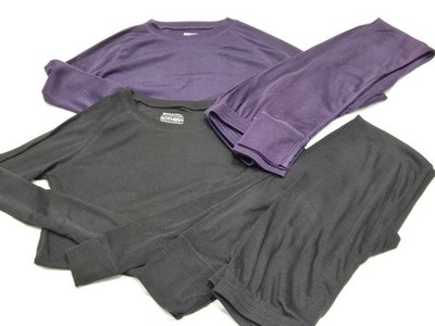 Mountain Warehouse Schnee Isotherm Basisschicht Paket X 2 Sets lila & schwarz UK 8 