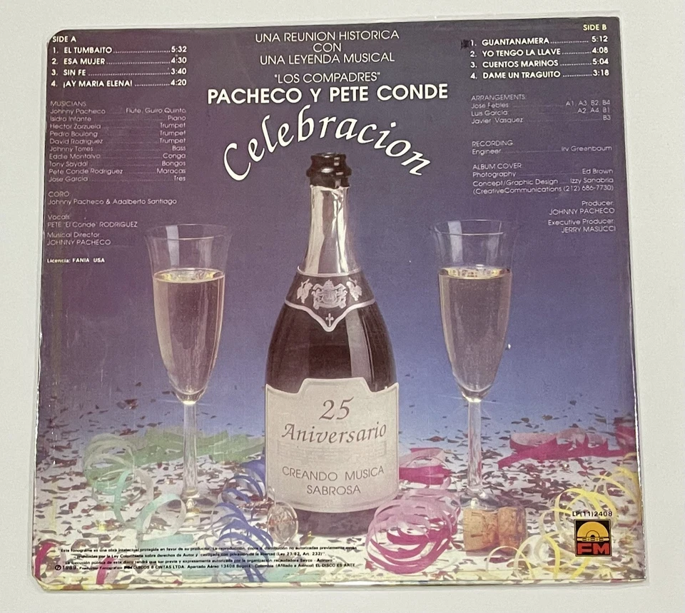 Johnny Pacheco, Pete Rodriguez – Celebracion - Salsa Montuno Guaguanco - Image 2 of 4