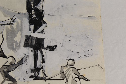 INGE FEILCKE VOLBRECHT Pintura Dibujo #4 Artista Alemán Moda Gente Moderna - Imagen 5 de 17