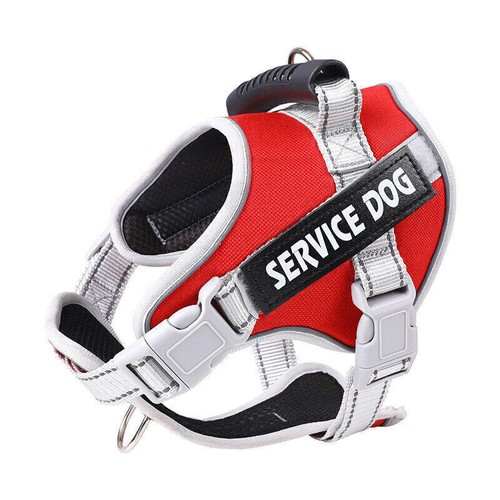 Personalized Service Dog Harness No-Pull Adjustable Pet Vest Reflective & Tag AU - Picture 13 of 32