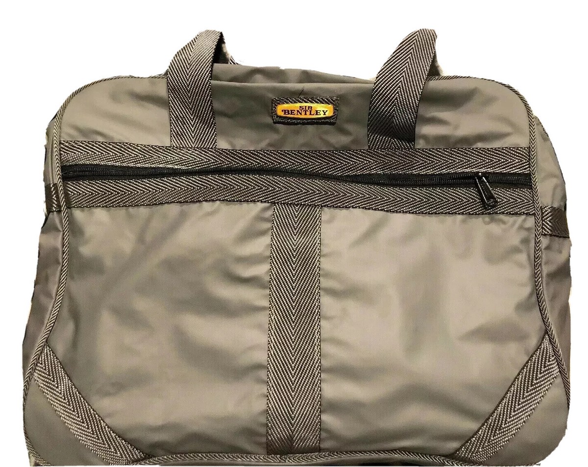 Sir Bentley Travel Set 3 In 1:Grey Hand Bag Zip, Open Tote Bag