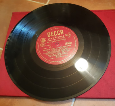 WIENER LIEDER VON HELGE ROSVAENGE (33'' DECCA LM 4520)