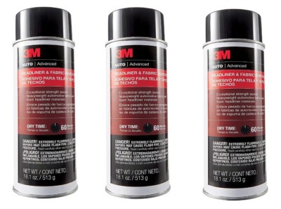 3M Headliner & Fabric Adhesive - 18.1oz (38808) (3 Pack)