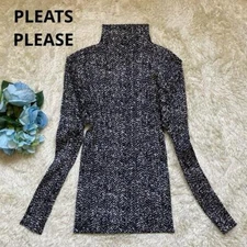 PLEATS PLEASE ISSEY MIYAKE high neck Blouse Tops 3 Used