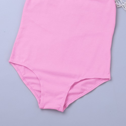 Kids Girls Leotard Athletic Jumpsuit Stylish Rompers Acrobatics Unitard Dance - Picture 60 of 60