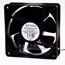 RUNDA RD12038S24H DC24V 0.36A 2-Wire Silent Cooling Fan